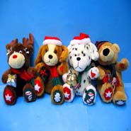 4Asst. X'mas Animals