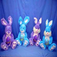 4Asst. Easter Bunny w/Egg