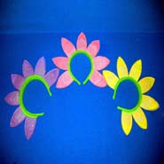 3Asst. Sunflower Headband