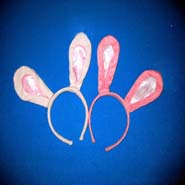 2Asst. Easter Bunny Ear Headband