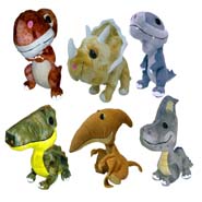 6Asst. Big Head Dinosaur