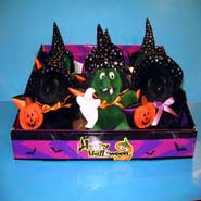 3Asst. Halloween Figures