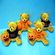 4Asst. Bear w/Pumpkin & T-shirt
