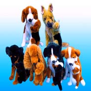 6Asst. Sitting Dogs w/Puppy