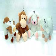 4Asst. Animals w/squeaker