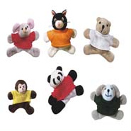 6Asst. Animals w/T-shirt & Magnet