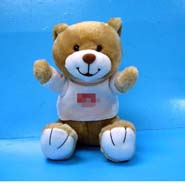 Sitting Smile Bear w/T-shirt