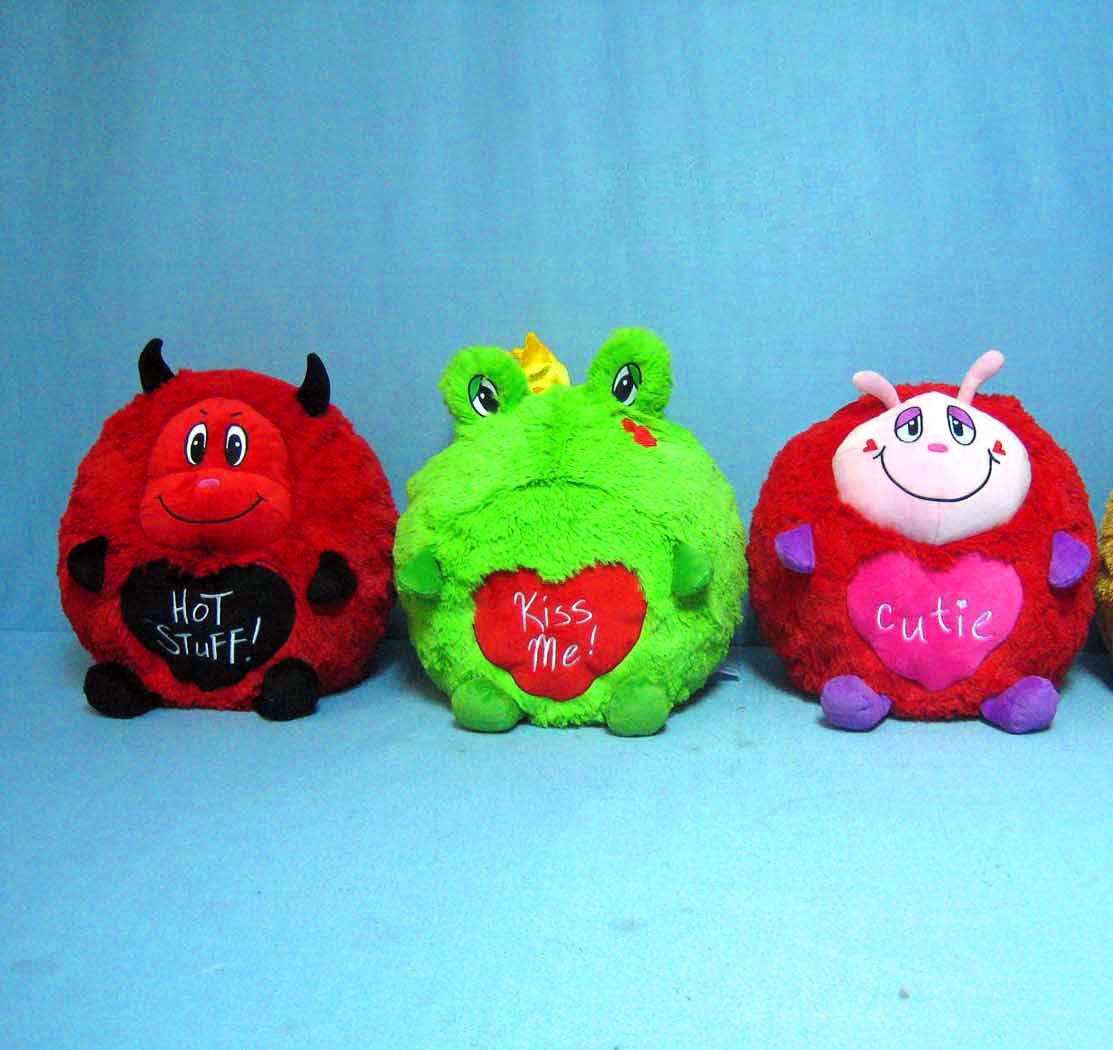 hedgehog valentine plush