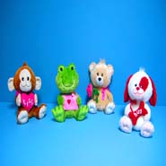 4Asst. Valentine Animals