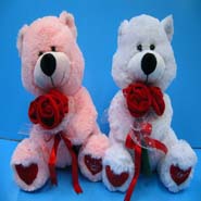 2Asst. Bear w/Roses